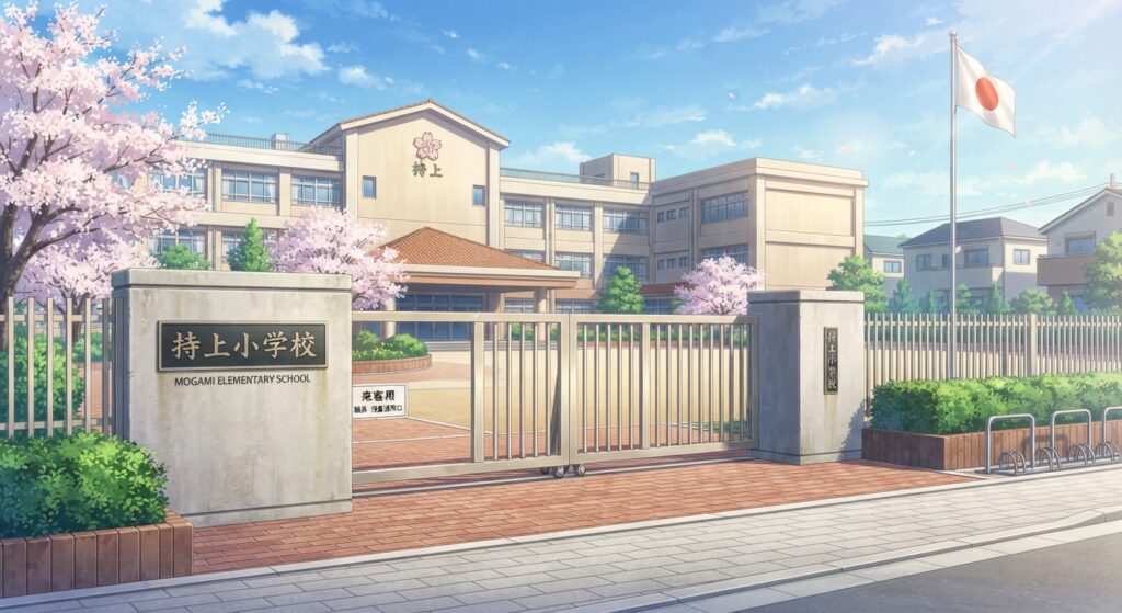 持上小学校